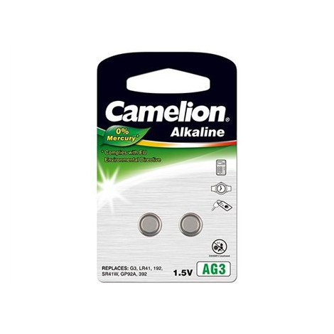Camelion | AG3/LR41/LR736/392 | Alkaline Buttoncell | 2 pc(s)